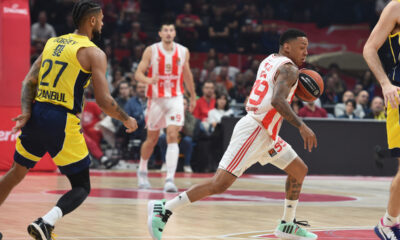, kosarkas Crvene zvezde, na utakmici Evrolige protiv Fenerbahcea, u Beogradskoj Stark areni. Beograd, 14.11.2023. Foto: Nebojsa Parausic / MN Press Kosarka, Euroleague, Crvena zvezda, Fenerbahce