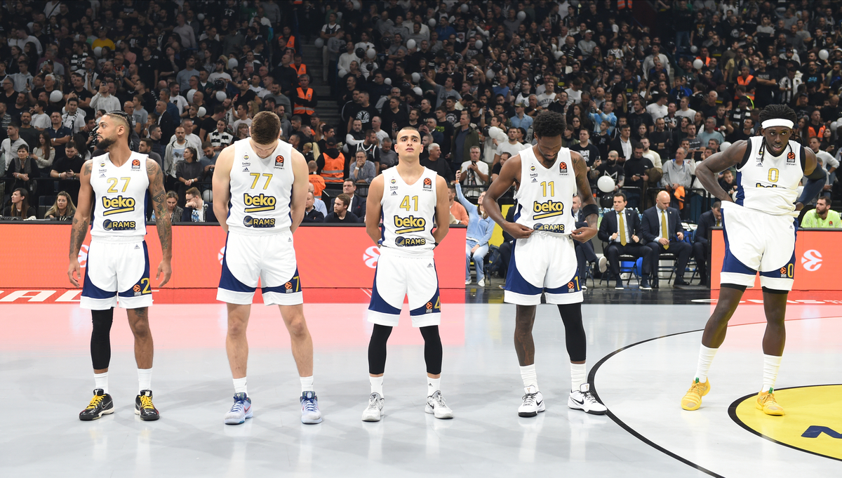 , kosarkas Partizana, na utakmici Evrolige protiv Fenerbahcea, u Beogradskoj Stark areni. Beograd, 09.11.2023. foto: Nebojsa Parausic Kosarka, Euroleague, Partizan, Fenerbahce