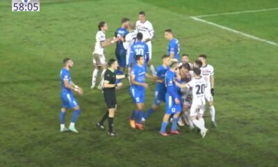 Tuča igrača Metalca i Mačve