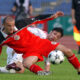 FUDBAL - Srdjan Baljak, fudbaler Buducnosti iz Banatskog Dvora, na utakmici protiv Crvena zvezda u finalu kupa Srbije i Crne Gore.Beograd, 12.05.2004. snimio:N.Parausic ?