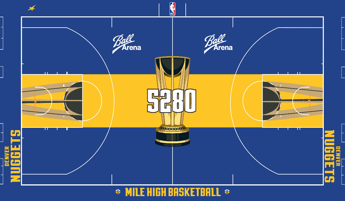 Denver Nagets, teren za NBA kup