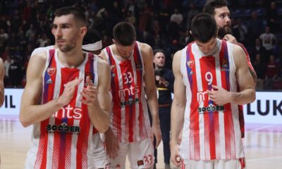 Filip Petrušev i Luka Mitrović u dresu Crvene zvezde