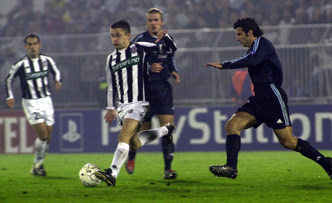 Saša Ilić, Partizan - Real, Liga šampiona 2003. godine