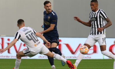 NEMANJA STOJIC, fudbaler TSC, na prvenstvenoj utakmici protiv Partizana, u TSC areni. Backa Topola, 01.05.2023. foto: MN Press / ms Fudbal, TSC, Partizan