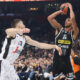 kosarkas Partizana na utakmici Evrolige protiv Virtusa u hali Stark Beogradska arena, Beograd 28.12.2023. godine Foto: Marko Metlas Kosarka, Partizan, Evroliga, Virtus