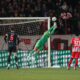 fudbaler Crvene zvezde na utakmici UEFA Lige Sampiona protiv Mancester Sitija na stadionu Rajko Mitic, Beograd 13.12.2023. godine Foto: Marko Metlas Fudbal, Crvena zvezda, UEFA Liga Sampiona , Mancester Siti