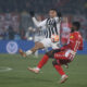Nemanja Nikolić, fudbaler Partizana, na prvenstvenoj utakmici protiv Crvene zvezde, na stadionu JNA. Beograd, 20.12.2023. foto: Ivica Veselinov Fudbal, 171. derbi, Partizan, Crvena zvezda,