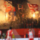 Delije, navijači Crvene zvezde na utakmici Kupa Srbije protiv Radnickog na stadionu Rajko Mitic. Beograd, 06.12.2023. Foto: Marko Metlas Fudbal, Kup Srbije, Crvena zvezda, Radnicki