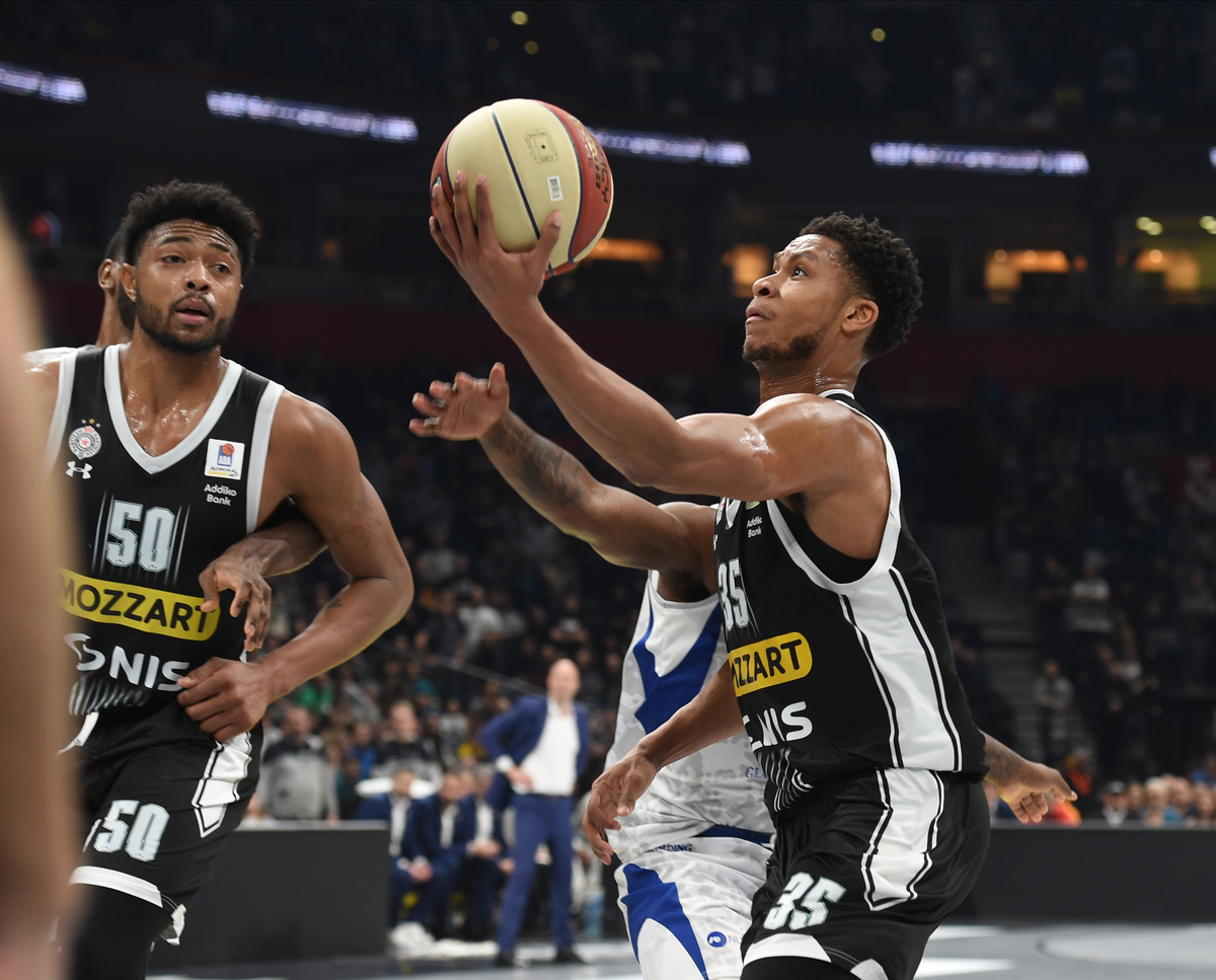 PARTIZAN vs BUDUCNOST Beograd, 16.12.2023. foto: Nebojsa Parausic Kosarka, ABA League, Partizan, Buducnost