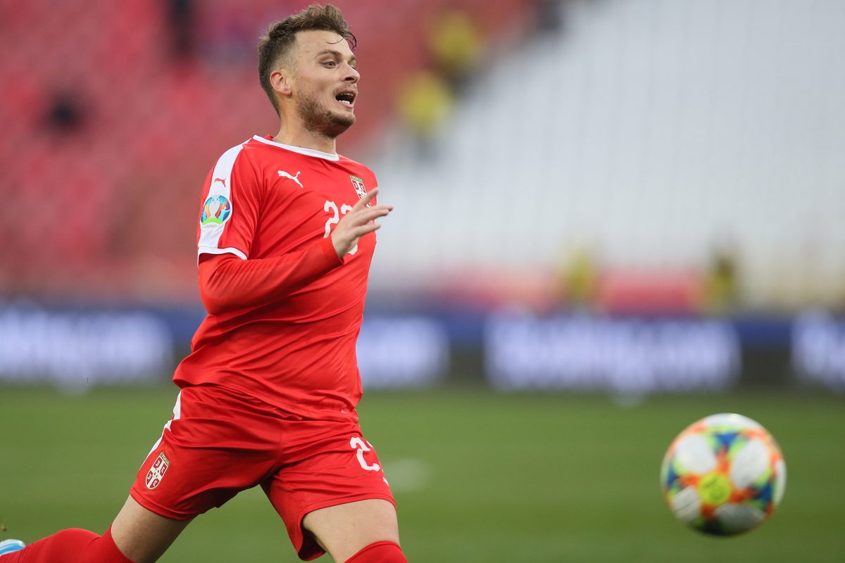 ADEM LJAJIC fudbaler reprezentacije Srbije na utakmici kvalifikacija za UEFA Evropsko prvenstvo 2020 godine protiv Ukrajine na stadionu Rajka Mitica, Beograd 17.11.2019. godine Foto: Marko Metlas Fudbal, Reprezentacija, Srbija, Ukrajina, UEFA Evropsko prvenstvo, EURO 2020