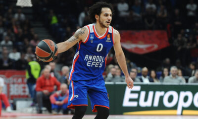 SHANE LARKIN Sejn Larkin, kosarkas Efesa, na utakmici Evrolige protiv Crvene zvezde, u Beogradskoj Stark Areni. Beograd, 31.01.2020. foto: Nebojsa Parausic Kosarka, Evroliga, Crvena zvezda, Efes