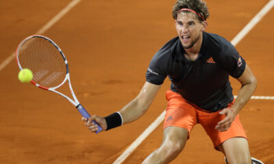 DOMINIC THIEM Dominik Tim teniser Austrije na mecu finala Adria tura protiv FILIP KRAJINOVIC teniser Srbije na terenima tenis centra Novak,Beograd 14.06.2020. godine Foto: Marko Metlas Tenis, Srbija, Adria tour