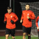 Fudbaleri Srbije na treningu u SC FSS. NIKOLA MARAS, MARKO GRUJIC, SASA ZDJELAR Stara Pazova, 17.11.2020. foto: Nebojsa Parausic Fudbal, Srbija