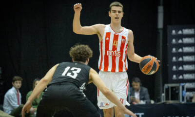 NIKOLA TOPIC kosarkas Crvene Zvezde na utakmici Evroliga ANGT turnira protiv Asvela u Hali sportova Ranko Zeravica, Beograd 18.05.2022. godine Foto: Ivica Veselinov / MN PRESS KOSARKA, BASKETBALL, ANGT, EVROLIGA, EUROLEAGUE, CRVENA ZVEZDA, ASVEL