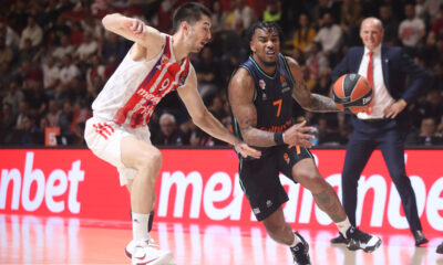 CHRIS JONES Kris Dzons kosarkas Valensije na utakmici Evrolige protiv Crvene zvezde u hali Aleksandar Nikolic Pionir, Beograd 29.03.2023. godine Foto: Marko Metlas Kosarka, Crvena zvezda, Evroliga, Valensija