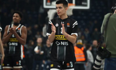 SAVO DREZGIC kosarkas Partizana na utakmici Evrolige protiv Albe u hali Beogradska Stark Arena, Beograd 17.11.2023. godine Foto: Ivica Veselinov / MN PRESS KOSARKA, BASKETBALL, EVROLIGA, EUROLEAGUE, PARTIZAN, ALBA BERLIN
