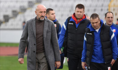 RANKO POPOVIC, trener fudbalera Vojvodine, na prvenstvenoj utakmici protiv Partizana, na stadionu JNA. Beograd, 02.012.2023. foto: Nebojsa Parausic Fudbal, Partizan, Vojvodina