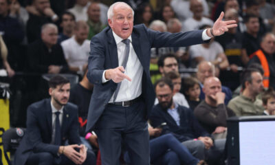 ZELIMIR OBRADOVIC ZELJKO trener kosarkasa Partizana na utakmici Evrolige protiv Olimpija Armani Milano u hali Stark Beogradska arena, Beograd 07.12.2023. godine Foto: Marko Metlas Kosarka, Partizan, Evroliga, Olimpija Armani Milano