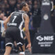 KEVIN PUNTER Kevin Panter kosarkas Partizana na utakmici Evrolige protiv Olimpija Armani Milano u hali Stark Beogradska arena, Beograd 07.12.2023. godine Foto: Marko Metlas Kosarka, Partizan, Evroliga, Olimpija Armani Milano