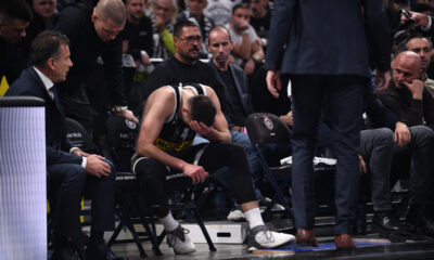 ALEKSA AVRAMOVIC kosarkas Partizana na utakmici Evrolige protiv Olimpija Armani Milano u hali Stark Beogradska arena, Beograd 07.12.2023. godine Foto: Marko Metlas Kosarka, Partizan, Evroliga, Olimpija Armani Milano