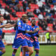 PETER OLAYINKA, Peter Olajinka fudbaler Crvene zvezde na utakmici Superlige Prvenstva Srbije protiv Napretka u Krusevcu na stadionu Mladost, Krusevac, 03.12.2023. godine Foto: Mladjan Ivanovic Fudbal, Crvena zvezda, Superliga Prvenstvo Srbije, Napredak