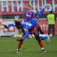 YACOUBA NASSER DJIGA Jakuba Naser Djiga, fudbaler Crvene zvezde na utakmici Superlige Prvenstva Srbije protiv Napretka u Krusevcu na stadionu Mladost, Krusevac, 03.12.2023. godine Foto: Mladjan Ivanovic Fudbal, Crvena zvezda, Superliga Prvenstvo Srbije, Napredak