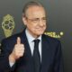 FILE - Real Madrid president Florentino Perez poses for a picture prior the 66th Ballon d'Or ceremony at Theatre du Chatelet in Paris, France, Monday, Oct. 17, 2022. The European Union’s top court has ruled UEFA and FIFA acted contrary to EU competition law by blocking plans for the breakaway Super League. The case was heard last year at the Court of Justice after Super League failed at launch in April 2021. UEFA President Aleksander Ceferin called the club leaders “snakes” and “liars.” (AP Photo/Francois Mori, File)