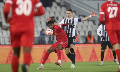 Svetozar Marković fudbaler Partizana na utakmici Mocart Superlige protiv Radnickog iz Kragujevca na stadionu Partizana, Beograd 16.12.2023. godine Foto: Ivica Veselinov / MN PRESS FUDBAL, FOOTBALL, MOZZART SUPERLIGA, PRVENSTVO SRBIJE, NATIONAL CHAMPIONSHIP, PARTIZAN, FK RADNICKI KRAGUJEVAC