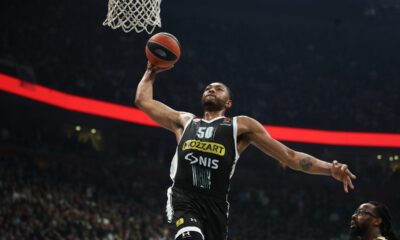 Bruno Kaboklo, kosarkas Partizana na utakmici Evrolige protiv Monaka u hali Beogradska Stark Arena, Beograd 05.12.2023. godine Foto: Ivica Veselinov / MN PRESS KOSARKA, BASKETBALL, EVROLIGA, EUROLEAGUE, PARTIZAN, MONACO, MONAKO