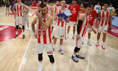 kosarkas Crvene Zvezde na utakmici Evrolige protiv Real Madrida u hali Beogradska Stark Arena, Beograd 19.12.2023. godine Foto: Ivica Veselinov / MN PRESS KOSARKA, BASKETBALL, EVROLIGA, EUROLEAGUE, CRVENA ZVEZDA, REAL MADRID