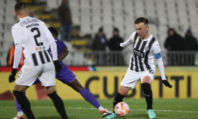 fudbaler Partizana na utakmici Kupa Srbije protiv Graficara na stadionu Partizana, Beograd 07.12.2023. godine Foto: Ivica Veselinov / MN PRESS FUDBAL, FOOTBALL, KUP SRBIJE, NATIONAL CUP, PARTIZAN, FK GRAFICAR