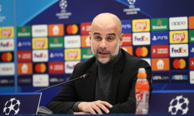JOSEP PEP GUARDIOLA Zozep Pep Gvardiola trener fudbalera Mancester Sitija na konferenciji pred utakmicu UEFA Lige Sampiona protiv Crvene Zvezde na stadionu Rajko Mitic, Beograd 12.12.2023. godine Foto: Ivica Veselinov / MN PRESS FUDBAL, FOOTBALL, UEFA CHAMPIONS LEAGUE, LIGA SAMPIONA, CRVENA ZVEZDA, RED STAR, MANCHESTER CITY