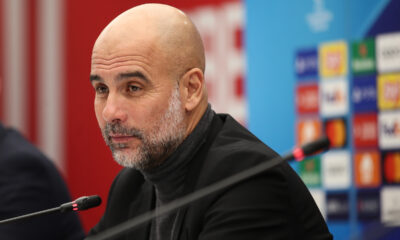 JOSEP PEP GUARDIOLA Zozep Pep Gvardiola trener fudbalera Mancester Sitija na konferenciji pred utakmicu UEFA Lige Sampiona protiv Crvene Zvezde na stadionu Rajko Mitic, Beograd 12.12.2023. godine Foto: Ivica Veselinov / MN PRESS FUDBAL, FOOTBALL, UEFA CHAMPIONS LEAGUE, LIGA SAMPIONA, CRVENA ZVEZDA, RED STAR, MANCHESTER CITY