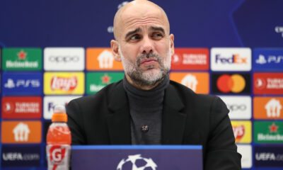 JOSEP PEP GUARDIOLA Zozep Pep Gvardiola trener fudbalera Mancester Sitija na konferenciji pred utakmicu UEFA Lige Sampiona protiv Crvene Zvezde na stadionu Rajko Mitic, Beograd 12.12.2023. godine Foto: Ivica Veselinov / MN PRESS FUDBAL, FOOTBALL, UEFA CHAMPIONS LEAGUE, LIGA SAMPIONA, CRVENA ZVEZDA, RED STAR, MANCHESTER CITY