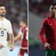 ALEKSANDAR MITROVIC fudbaler reprezentacije Srbije na utakmici kvalifikacija za UEFA Evropsko prvenstvo 2024 godine protiv Madjarske na stadionu Ferenc Puskas, Budimpesta 14.10.2023. godine Foto: Marko Metlas Fudbal, Reprezentacija, Srbija, Madjarska, UEFA Evropsko prvenstvo, EURO 2024