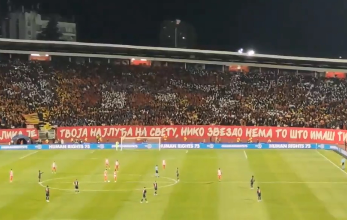 koreografija - Navijači Crvene zvezde