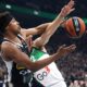 kosarkas Partizana na utakmici Evrolige protiv Zalgirisa u hali Stark Arena, Beograd 26.01.2024. Foto: Marko Metlas Kosarka, Partizan, Evroliga, Zalgiris