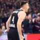 kosarkas Partizana na utakmici Evrolige protiv Zalgirisa u hali Stark Arena, Beograd 26.01.2024. Foto: Marko Metlas Kosarka, Partizan, Evroliga, Zalgiris