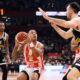 kosarkas Crvene zvezde na utakmici Jadranske ABA lige protiv Partizana u hali Stark Beogradska arena, Beograd 28.01.2024. godine Foto: Marko Metlas Kosarka, Crvena zvezda, Jadranska ABA liga, Partizan