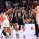 kosarkas Crvene zvezde na utakmici Jadranske ABA lige protiv Partizana u hali Stark Beogradska arena, Beograd 28.01.2024. godine Foto: Marko Metlas Kosarka, Crvena zvezda, Jadranska ABA liga, Partizan