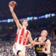 kosarkas Crvene zvezde na utakmici Evrolige protiv Partizana u hali Stark Beogradska arena, Beograd 04.01.2023. godine Foto: Marko Metlas Kosarka, Crvena zvezda, Evroliga, Partizan
