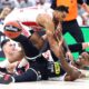 kosarkas Crvene zvezde na utakmici Evrolige protiv Partizana u hali Stark Beogradska arena, Beograd 04.01.2023. godine Foto: Marko Metlas Kosarka, Crvena zvezda, Evroliga, Partizan
