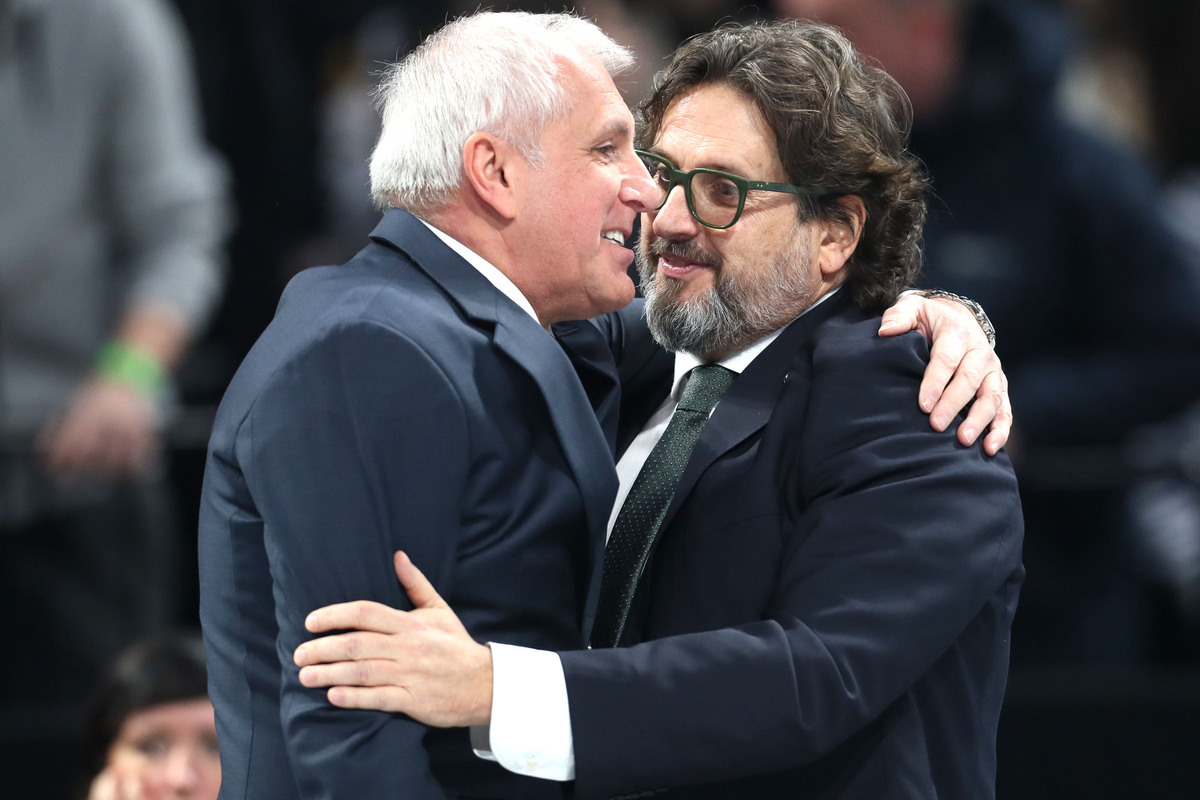 kosarkas Partizana na utakmici Evrolige protiv Zalgirisa u hali Stark Arena, Beograd 26.01.2024. Foto: Marko Metlas Kosarka, Partizan, Evroliga, Zalgiris