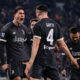 Juventus' Dusan Vlahovic celebrates scoring a goal, during the Italian Serie A soccer match between Juventus and Empoli, at the Allianz Stadium, in Turin, Italy, Saturday, Jan. 27, 2024. (Marco Alpozzi/LaPresse via AP)