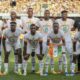 Ivory Coast team poses for a group photo prior to the African Cup of Nations Group A soccer match between Ivory Coast and Equatorial Guinea at the Olympic Stadium of Ebimpe in Abidjan, Ivory Coast, Monday, Jan. 22, 2024. (AP Photo/Sunday Alamba)