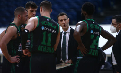 LIOR LUBIN pomocni trener kosarkasa Panatinaikosa Atina na utakmici Evrolige protiv Crvene zvezde u hali OAKA, Atina 19.03.2021. godine Foto: MN PRESS Kosarka, Crvena zvezda, Evroliga, Panatinaikos Atina