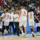 SVETISLAV PESIC treneri NIKOLA JOKIC kosarkas Srbije na utakmici FIBA Evropskog Prvenstva protiv Holandije u O2 Areni, Prag 02.09.2022. godine Foto: Ivica Veselinov / MN PRESS KOSARKA, BASKETBALL, FIBA, SRBIJA, SERBIA, NEDERLANDS, HOLANDIJA, EUROPEAN CHAMPIONSHIP, EVROPSKO PRVENSTVO