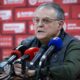 NEBOJSA COVIC, predsednik kosarkasa Crvene zvezde na press konferenciji u hali Aleksandar Nikolic. Beograd, 14.02.2023. foto: MN Press / djk Kosarka, Crvena zvezda