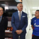 Prozivka fudbalera Crvene zvezde, pred pocetak prvenstva, na stadionu Rajko Mitic. SVETOZAR MIJAILOVIC, ZVEZDAN TERZIC, BARAK BAKHAR Barak Bahar Beograd, 19.06.2023. foto: Nebojsa Parausic Fudbal, Crvena zvezda