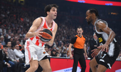 MILOS TEODOSIC kosarkas Crvene zvezde na utakmici Evrolige protiv Partizana u hali Stark Beogradska arena, Beograd 26.10.2023. godine Foto: MN PRESS Kosarka, Partizan, Evroliga, Crvena zvezda